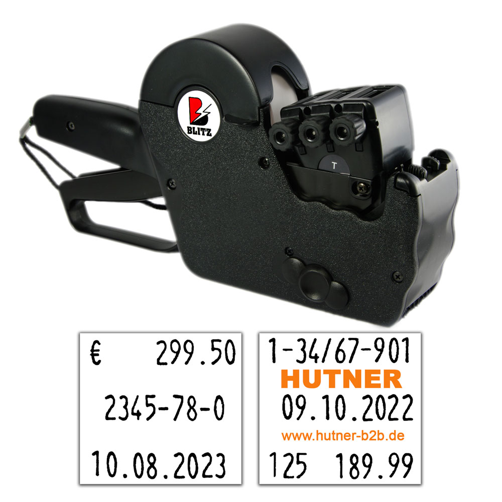 Blitz T111 Preisauszeichner, 3-zeilig, 11+11+11 Stellen