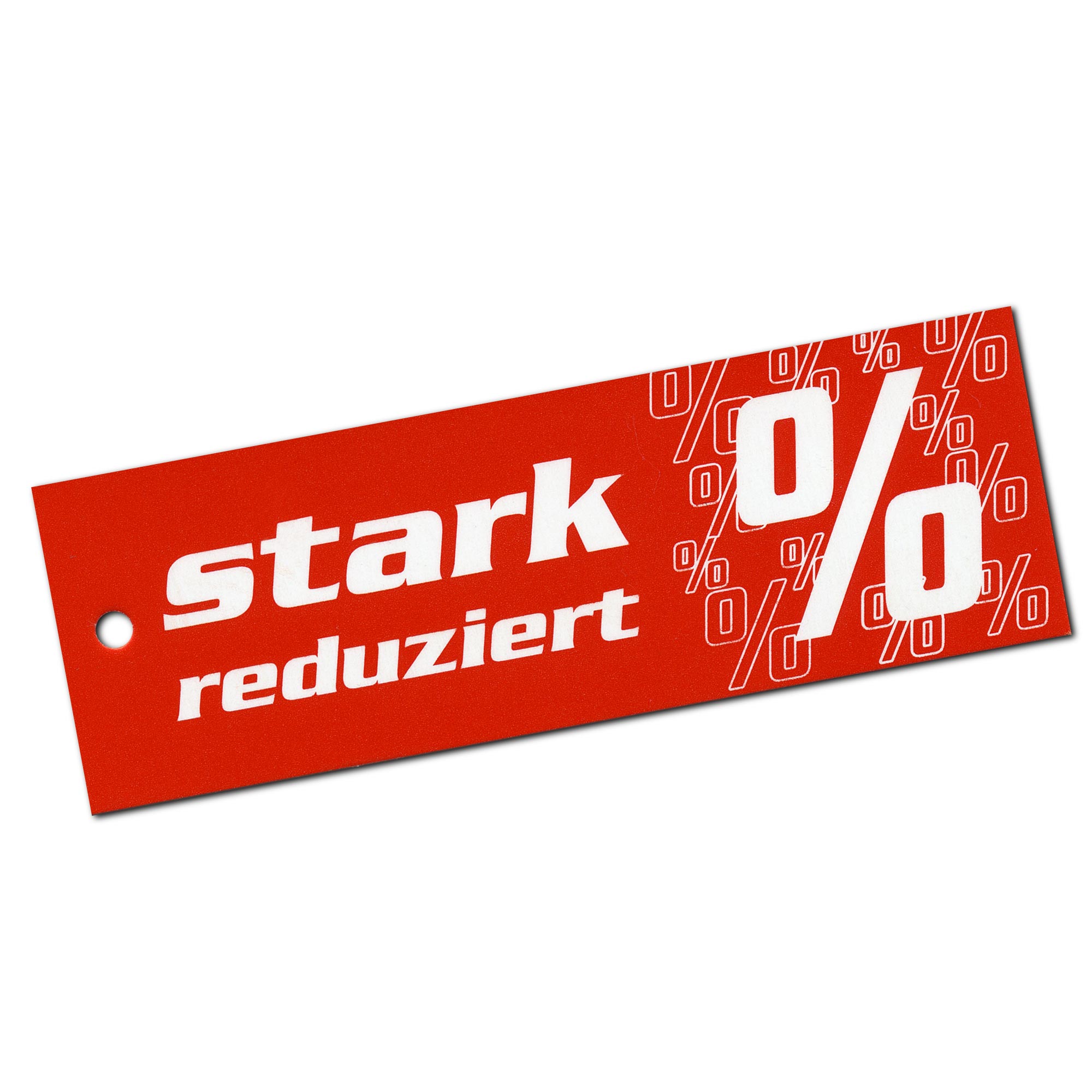 Kartonetiketten 85x30 mm, einzeln, Druck: Stark Reduziert %