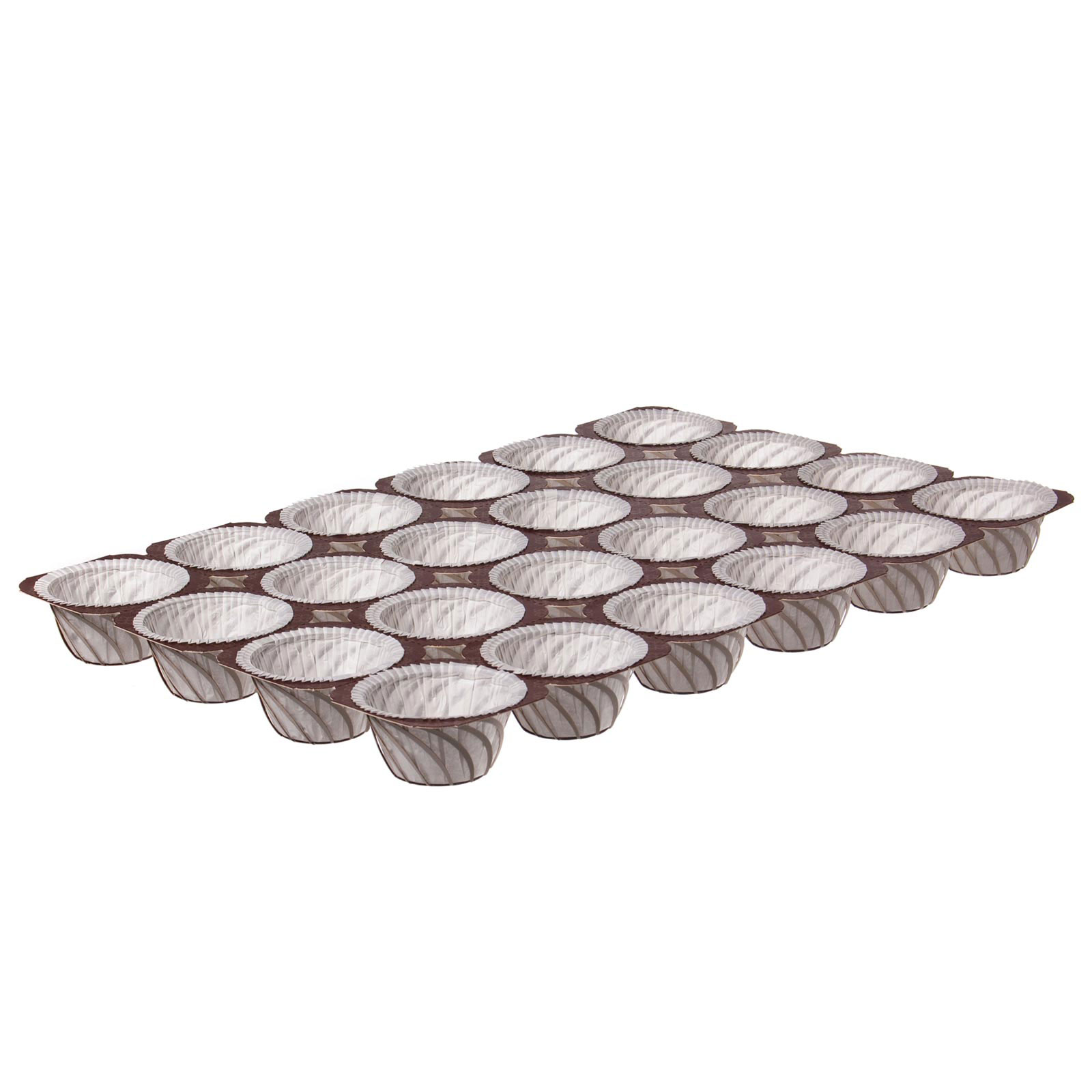 Backtray Karton für Muffin 75 g Korbsystem, inkl. 24 Cups