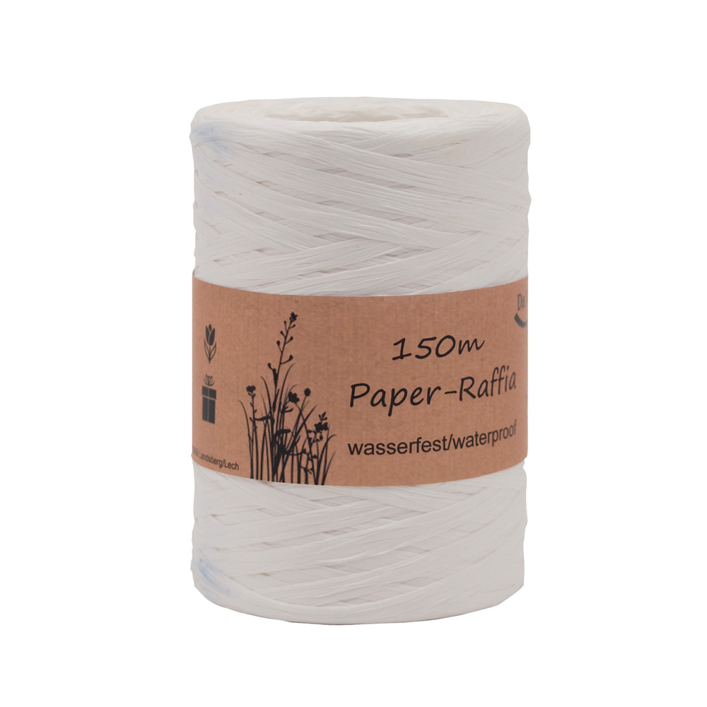 Geschenkband Papier Bastband Paper-Raffia in 4 Farben