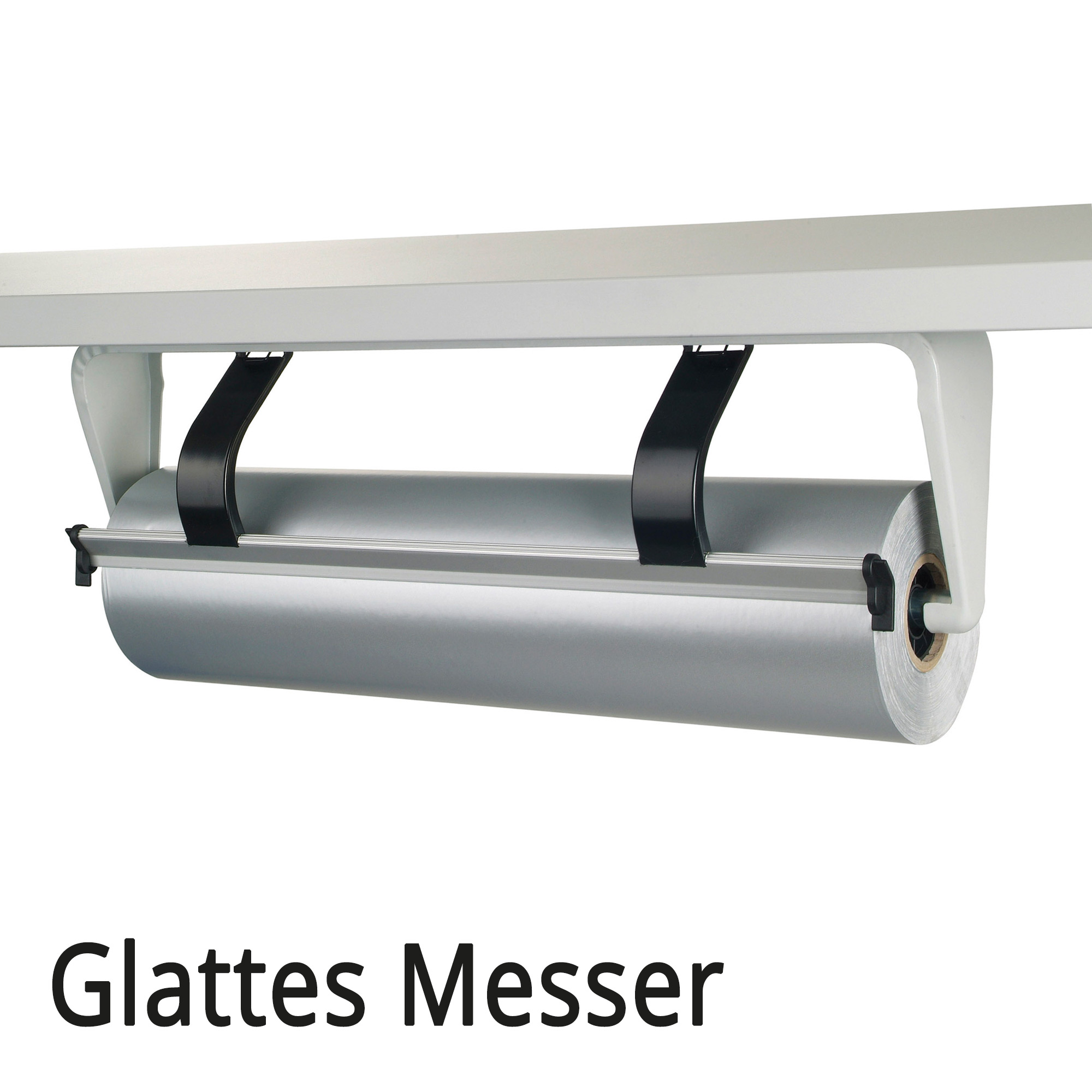 Standard Untertischabroller, glattes Messer, Papierabroller