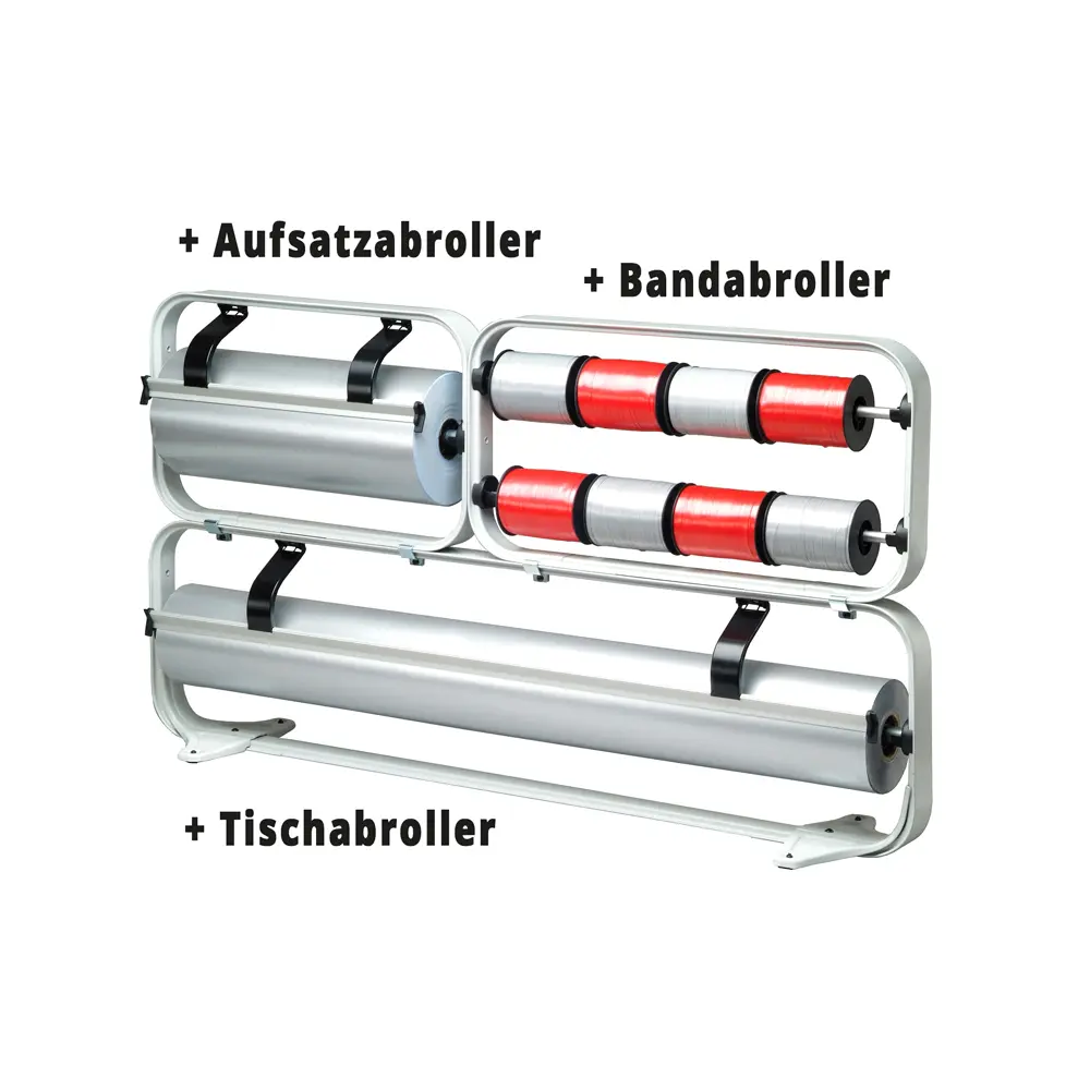 standard papierabroller folienabroller mit aufsatzabroller