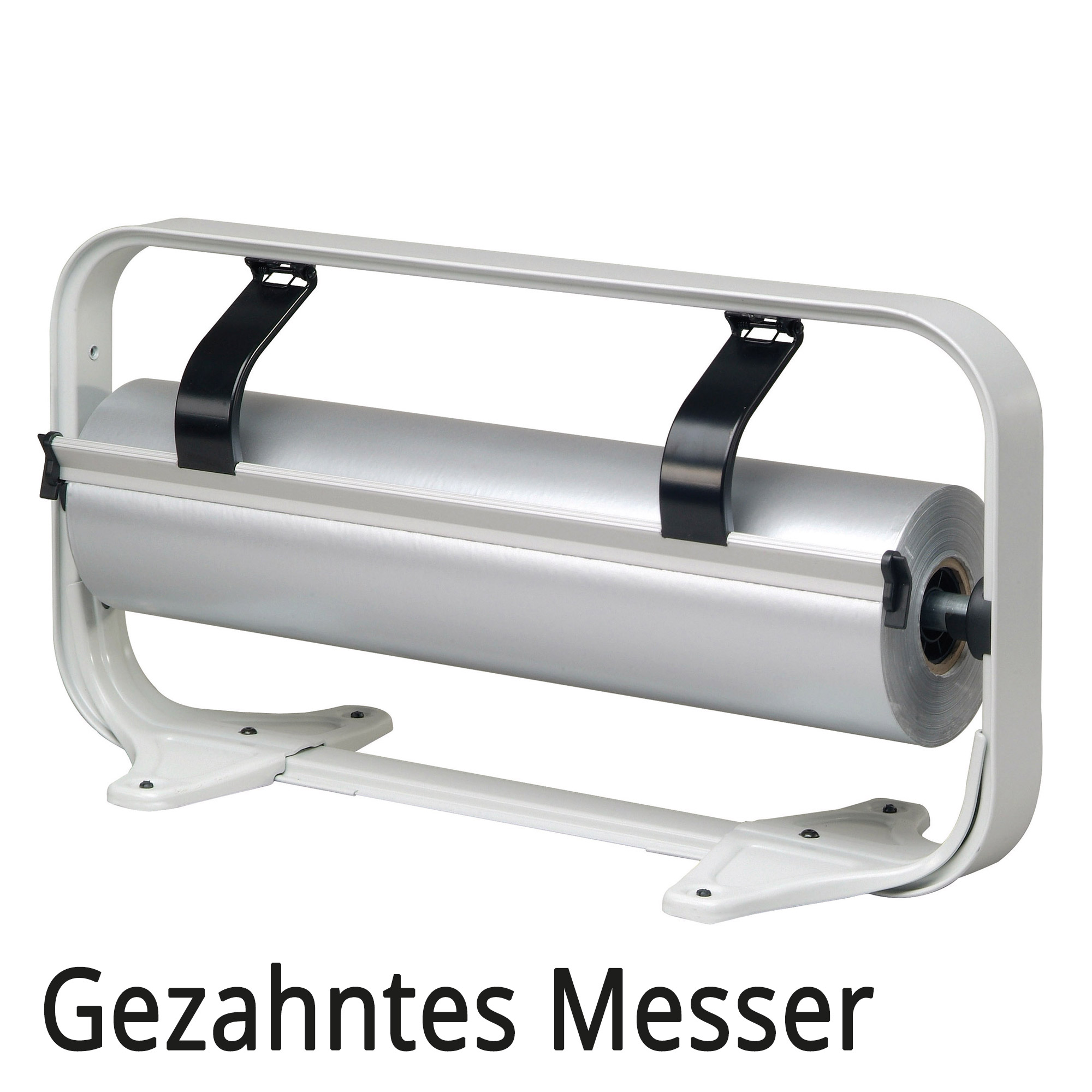 Standard Tischabroller, gezahntes Messer, Folienabroller