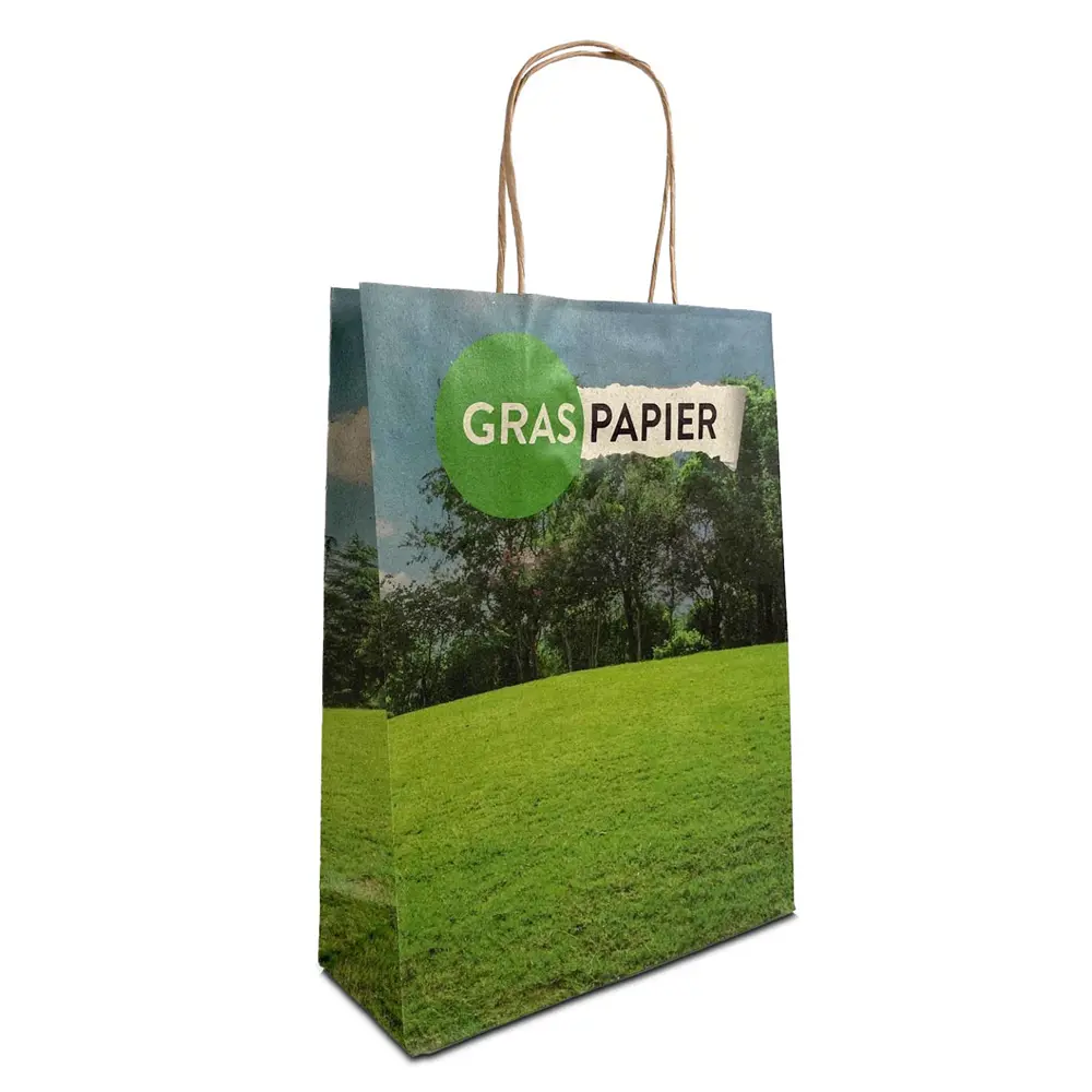 graspapier tüten mit aufdruck